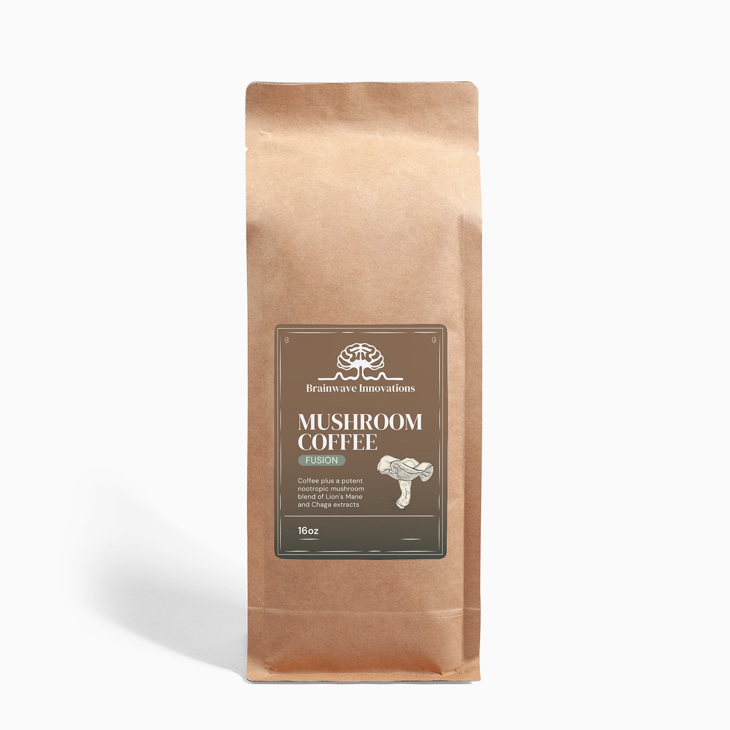 Mushroom Coffee Fusion - Lion’s Mane & Chaga 16oz